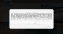 Desktop Screenshot of calliduscmc.com